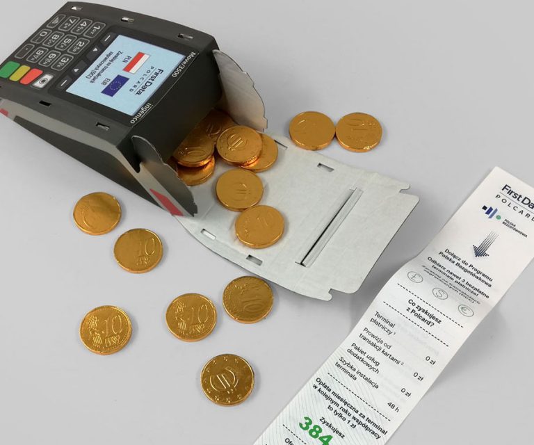 Produkcja, konfekcja, Welcome Pack dla First Data Polcard