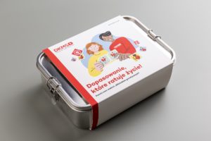 Metalowa puszka jako opakowanie promo packa