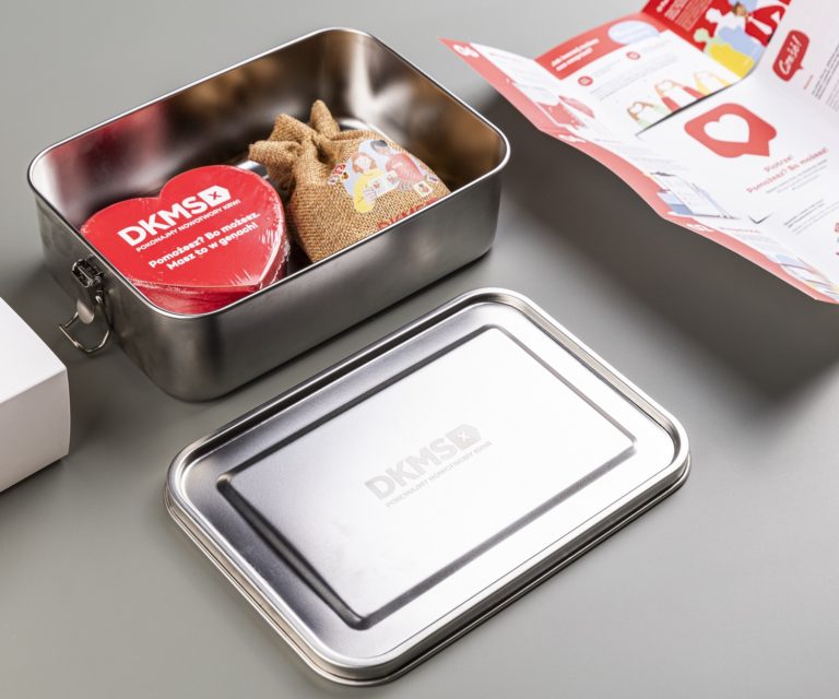 Metalowa puszka jako opakowanie promo packa